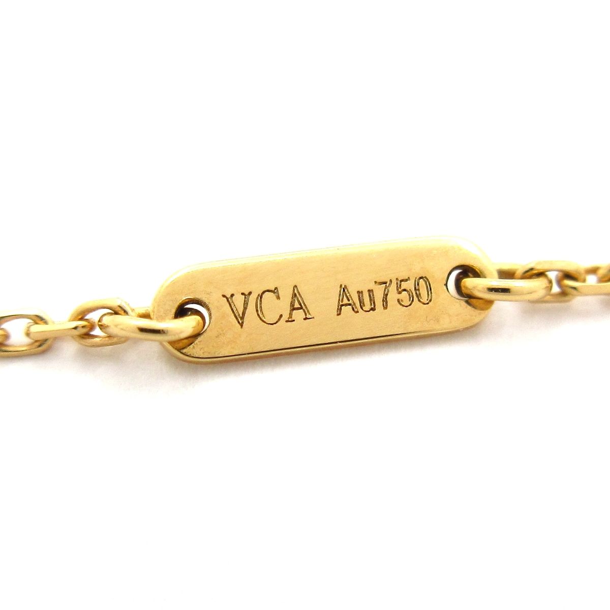 Van Cleef & Arpels Necklace Sweet Alhambra 18k Yellow Gold Mother of Pearl — view 5
