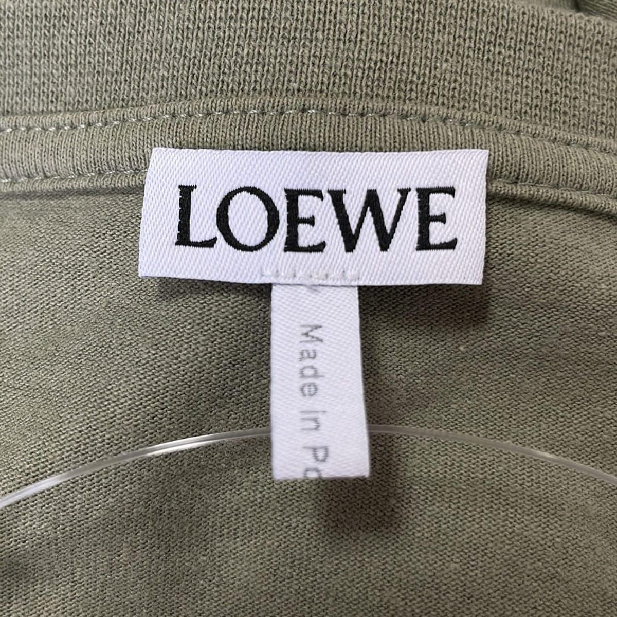 Loewe Short Sleeve T-Shirt S Anagram Khaki — view 3