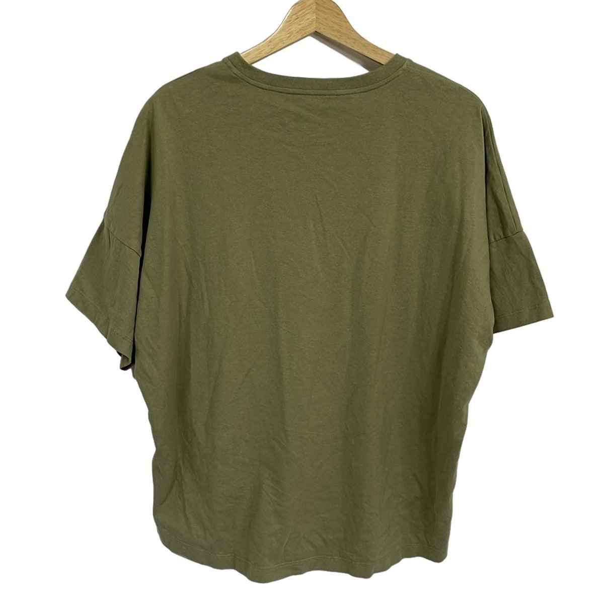 Loewe Short Sleeve T-Shirt S Anagram Khaki — view 2