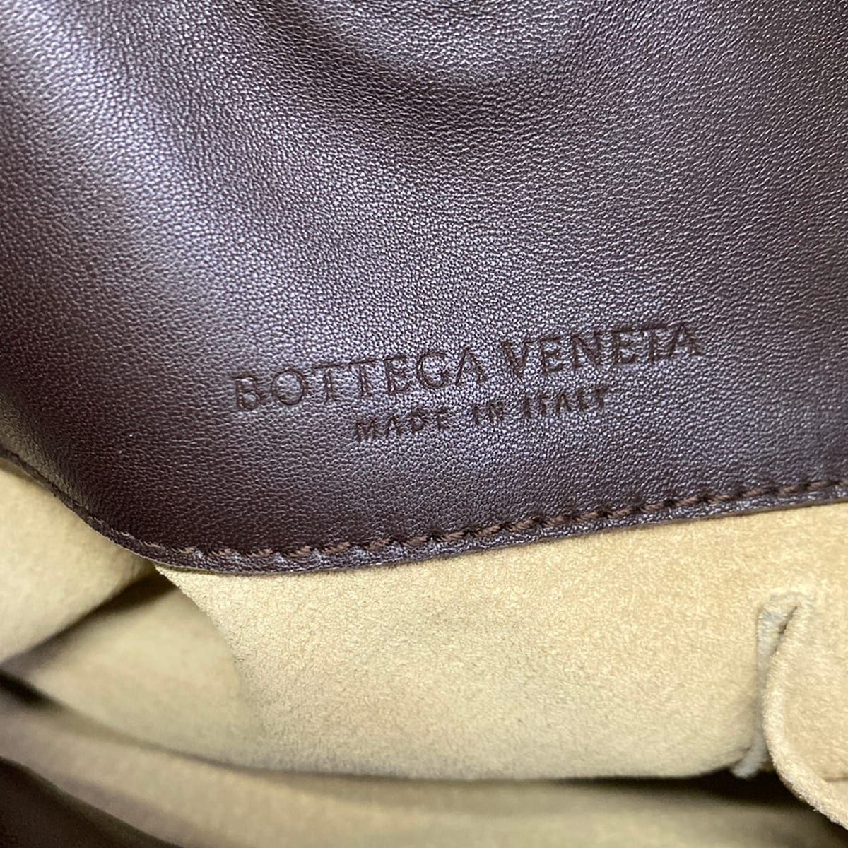 Bottega Veneta Tote Midi Amcampana Dark Brown Leather — view 9