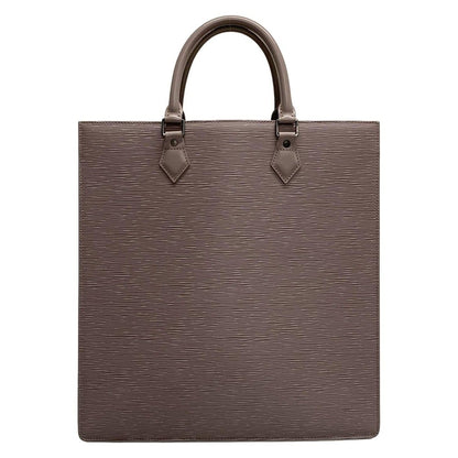 Louis Vuitton Handbag Epi Sac Plat Lila Leather
