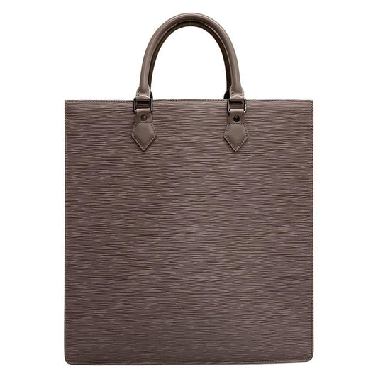 Louis Vuitton Handbag Epi Sac Plat Lila Leather