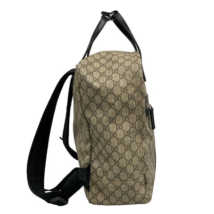 Gucci Backpack Soft GG Supreme Gray Beige Dark Multi Leather — view 2