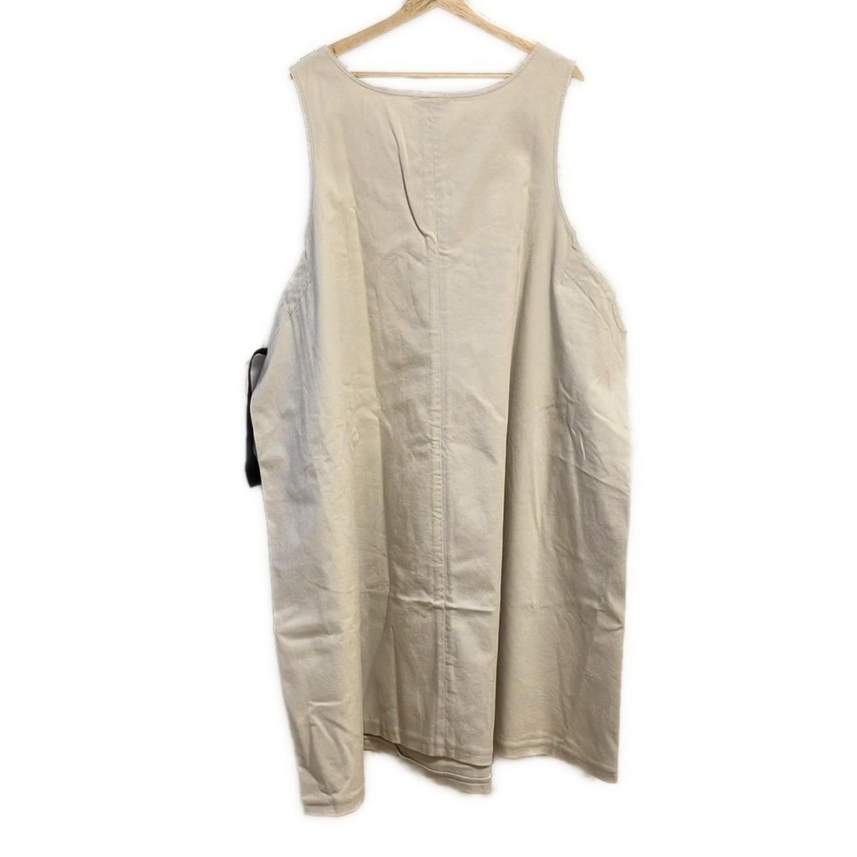 Max Mara S Dress 44 L Light Beige Crew Neck Sleeveless Long — view 2
