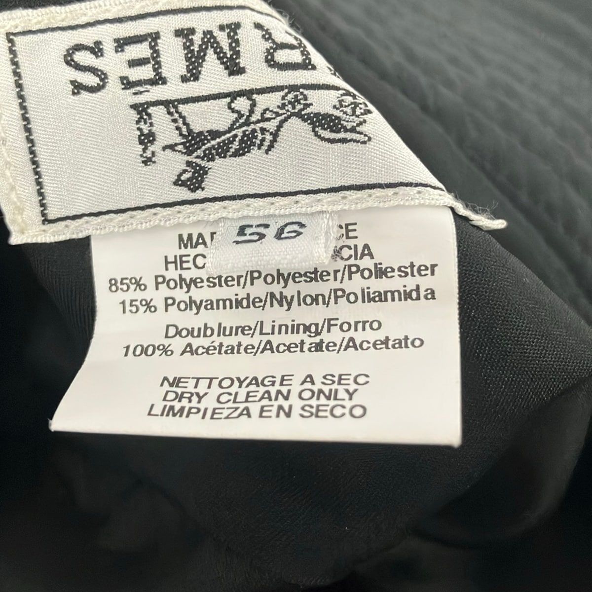 Hermes Hat 56 Black Borderless — view 6