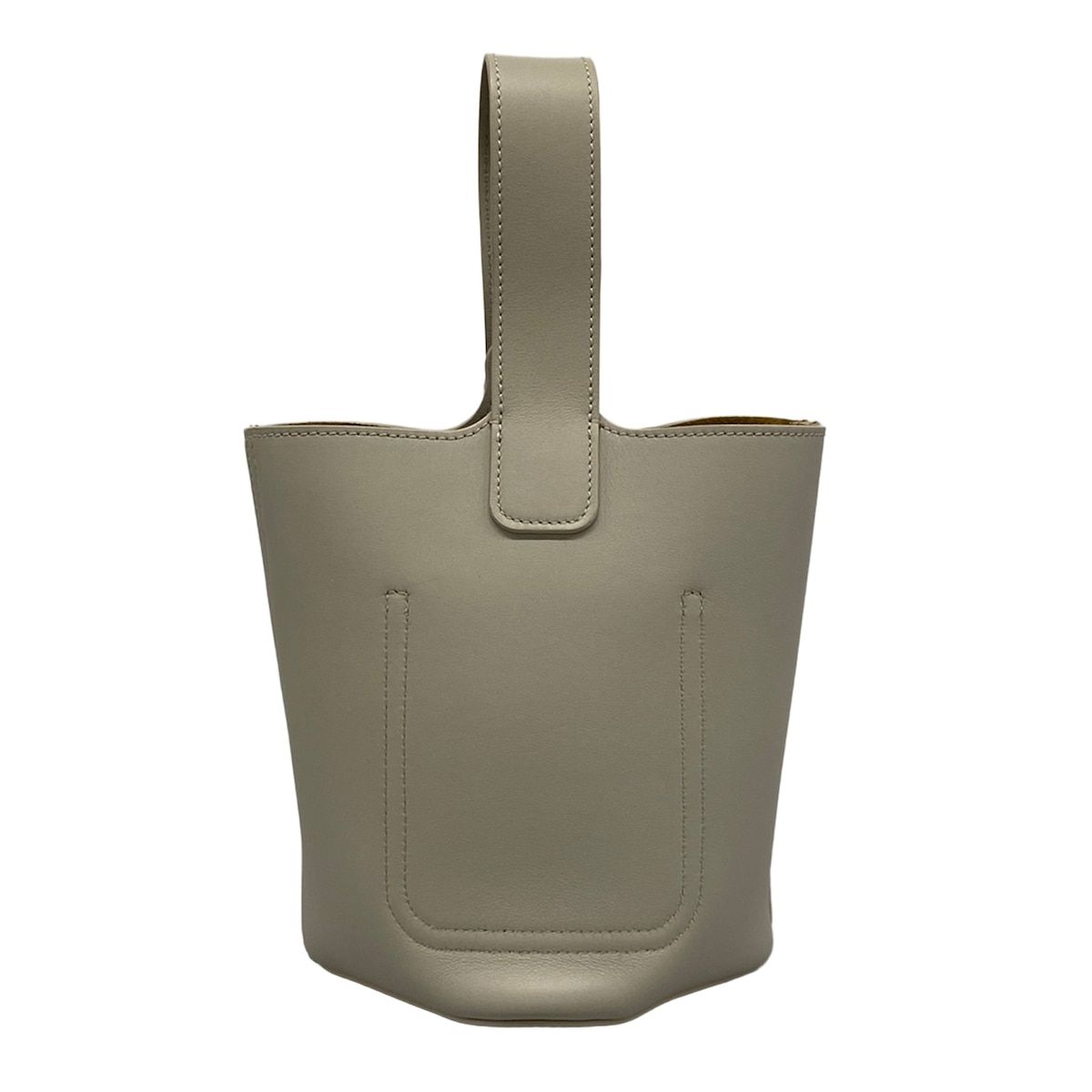 Loewe Pebble Bucket Bag Mini Shell Gray — view 3
