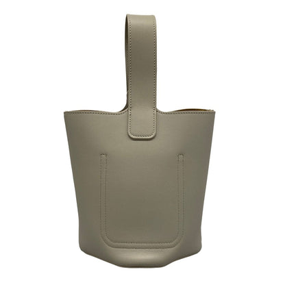 Loewe Pebble Bucket Bag Mini Shell Gray — view 3