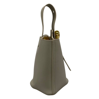 Loewe Pebble Bucket Bag Mini Shell Gray — view 2