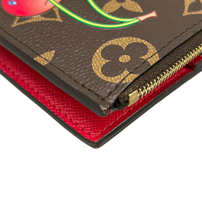 Louis Vuitton Bifold Wallet Monogram Cherry Portefeuille Lisa Initial — view 7