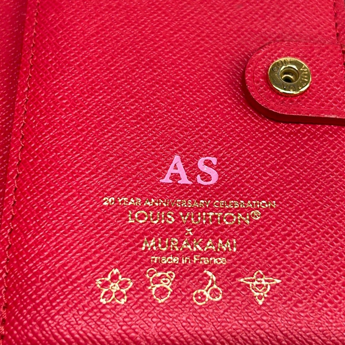 Louis Vuitton Bifold Wallet Monogram Cherry Portefeuille Lisa Initial — view 5