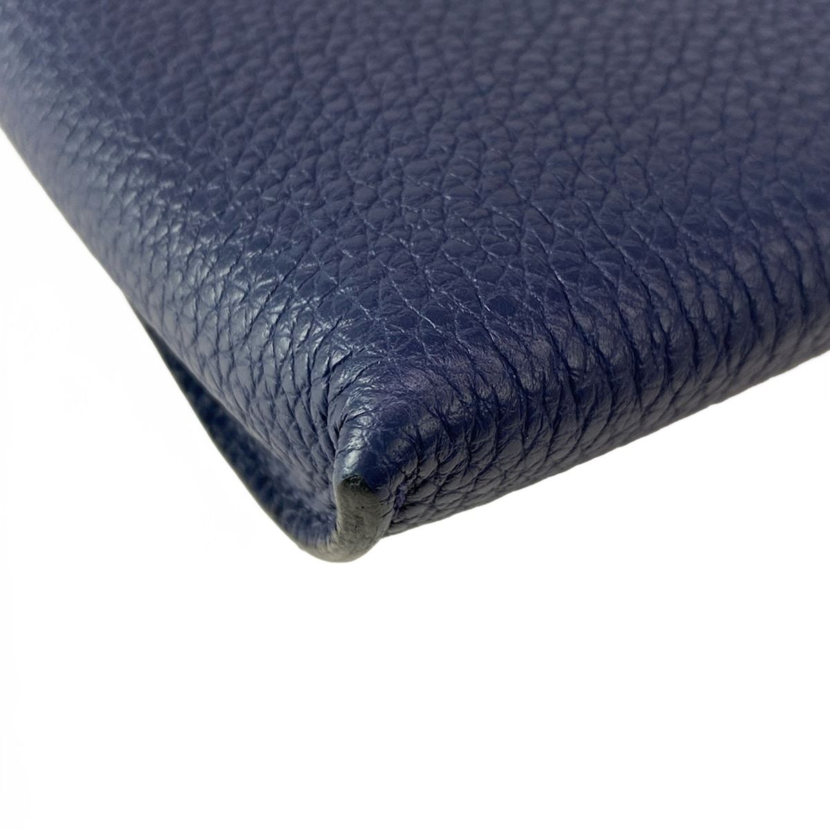 Hermes Shoulder Bag Vidposh Blue Navy Silver — view 9