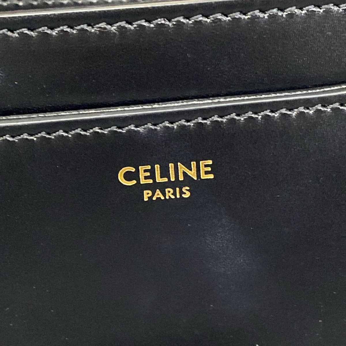 Celine Shoulder Bag Smo le Besace 16 Black Leather — view 8