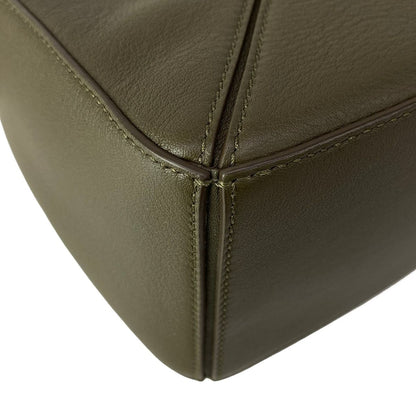 Loewe Handbag Puzzle Bag Small Khaki Leather — view 9