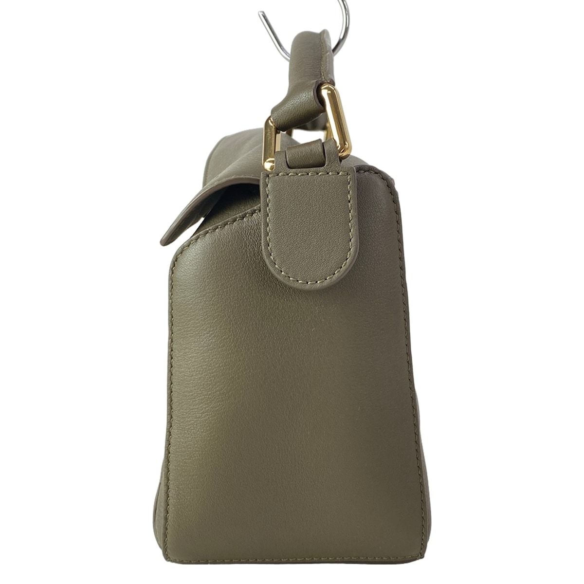 Loewe Handbag Puzzle Bag Small Khaki Leather — view 4