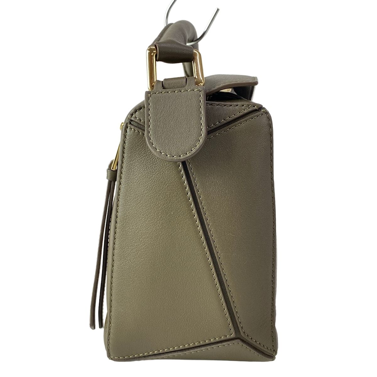 Loewe Handbag Puzzle Bag Small Khaki Leather — view 2