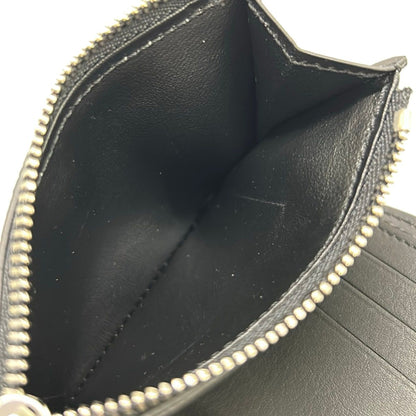 Louis Vuitton Trifold Wallet Georges Black Leather Cowhide — view 4
