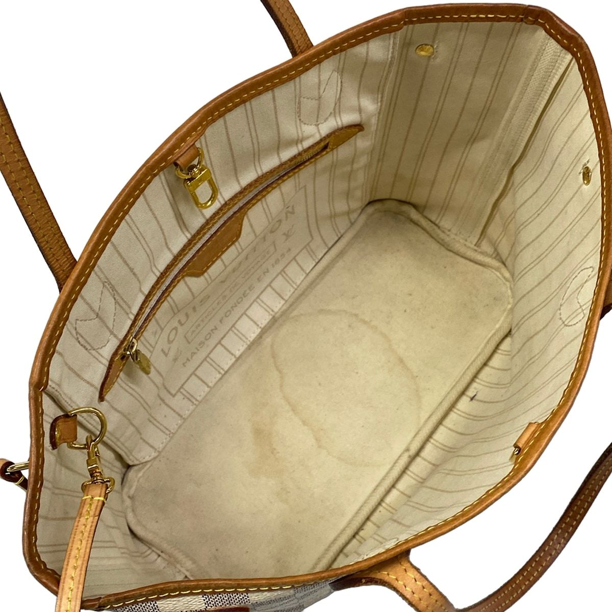 Louis Vuitton Tote Damier Neverfull PM Azur — view 7