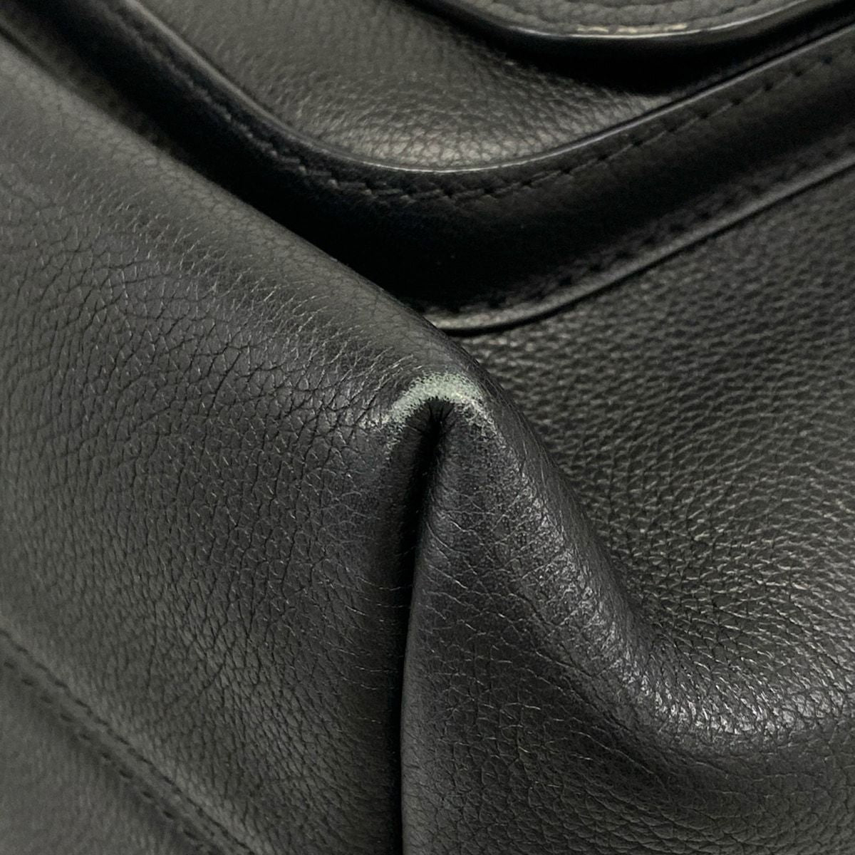 Louis Vuitton Shoulder Bag Lockme Bucket NV Noir Leather Cowhide — view 6