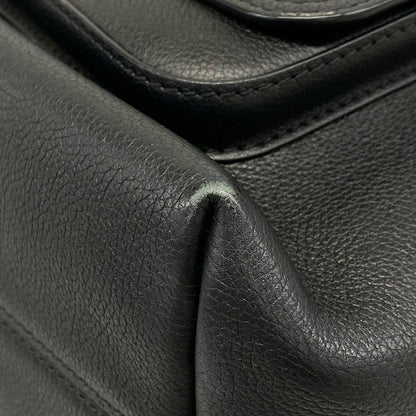 Louis Vuitton Shoulder Bag Lockme Bucket NV Noir Leather Cowhide — view 6