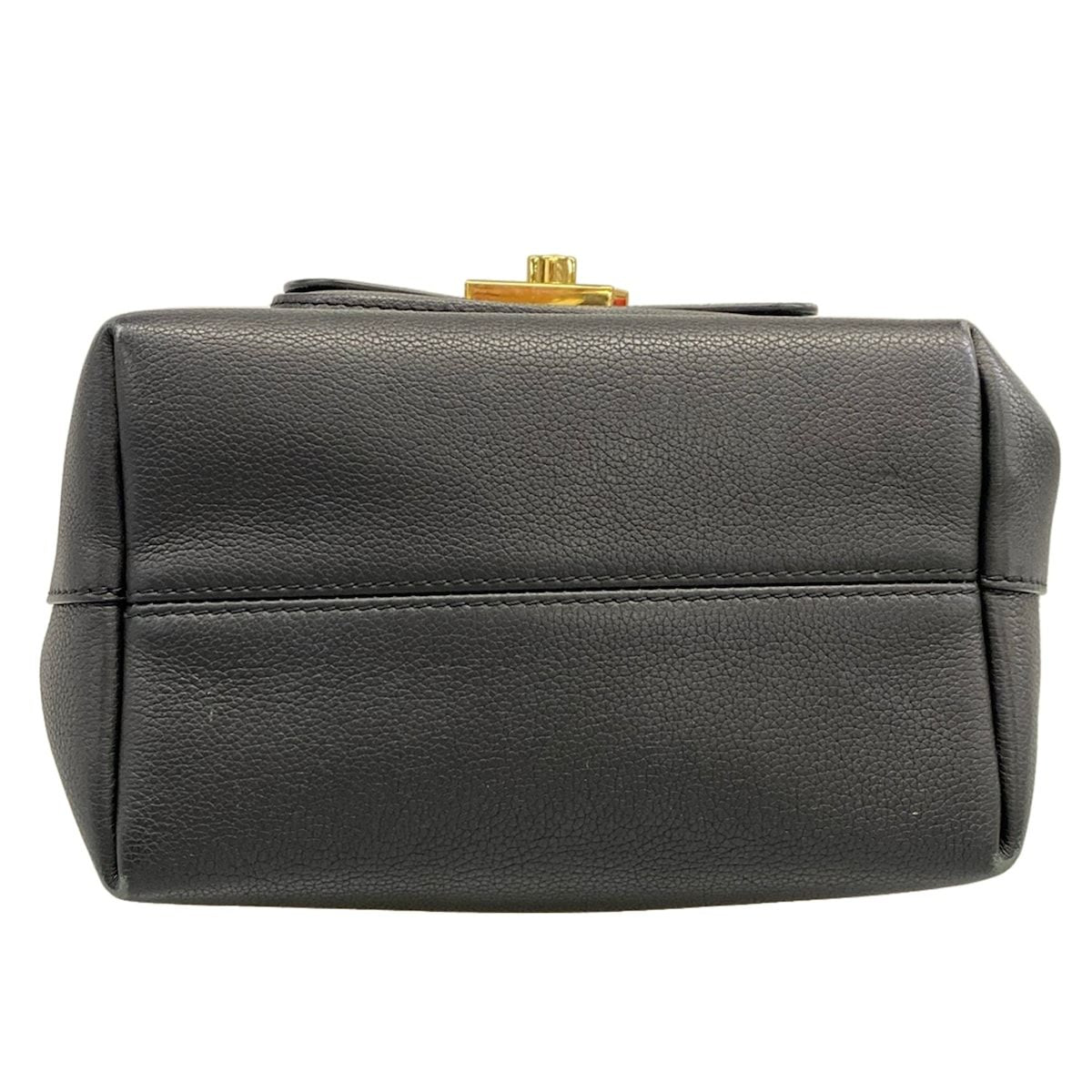 Louis Vuitton Shoulder Bag Lockme Bucket NV Noir Leather Cowhide — view 5