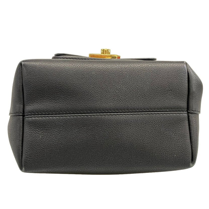 Louis Vuitton Shoulder Bag Lockme Bucket NV Noir Leather Cowhide — view 5