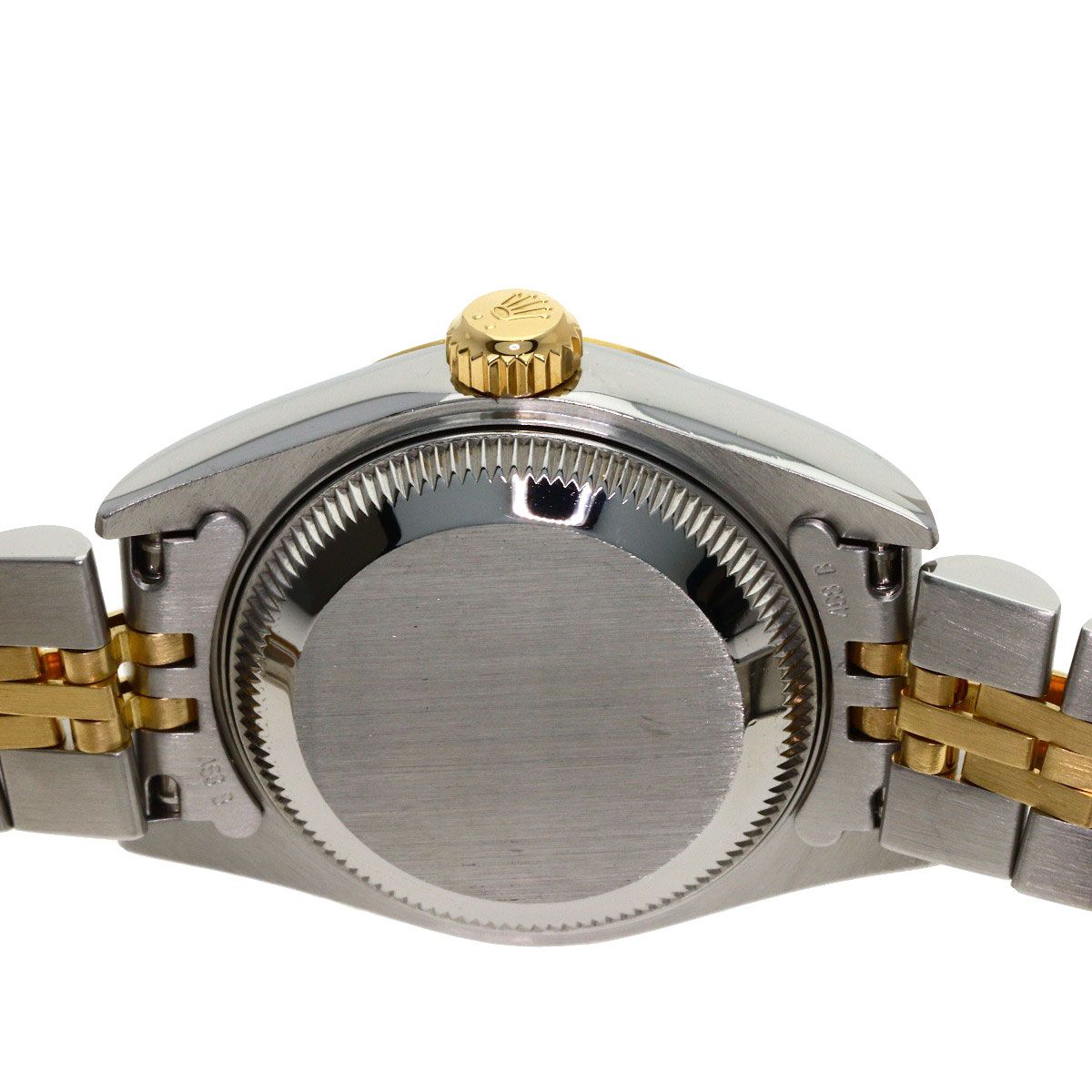 Rolex Datejust Diamond Watch SS Yellow Gold 18k — view 7