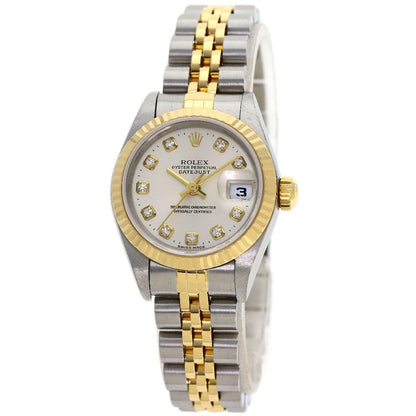 Rolex Datejust Diamond Watch SS Yellow Gold 18k