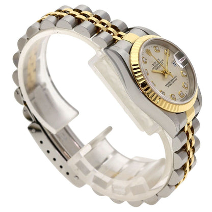 Rolex Datejust Diamond Watch SS Yellow Gold 18k — view 2