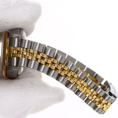 Rolex Datejust Diamond Watch SS Yellow Gold 18k — view 9