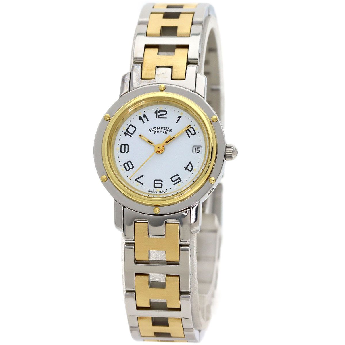 Hermes Clipper Watch SS