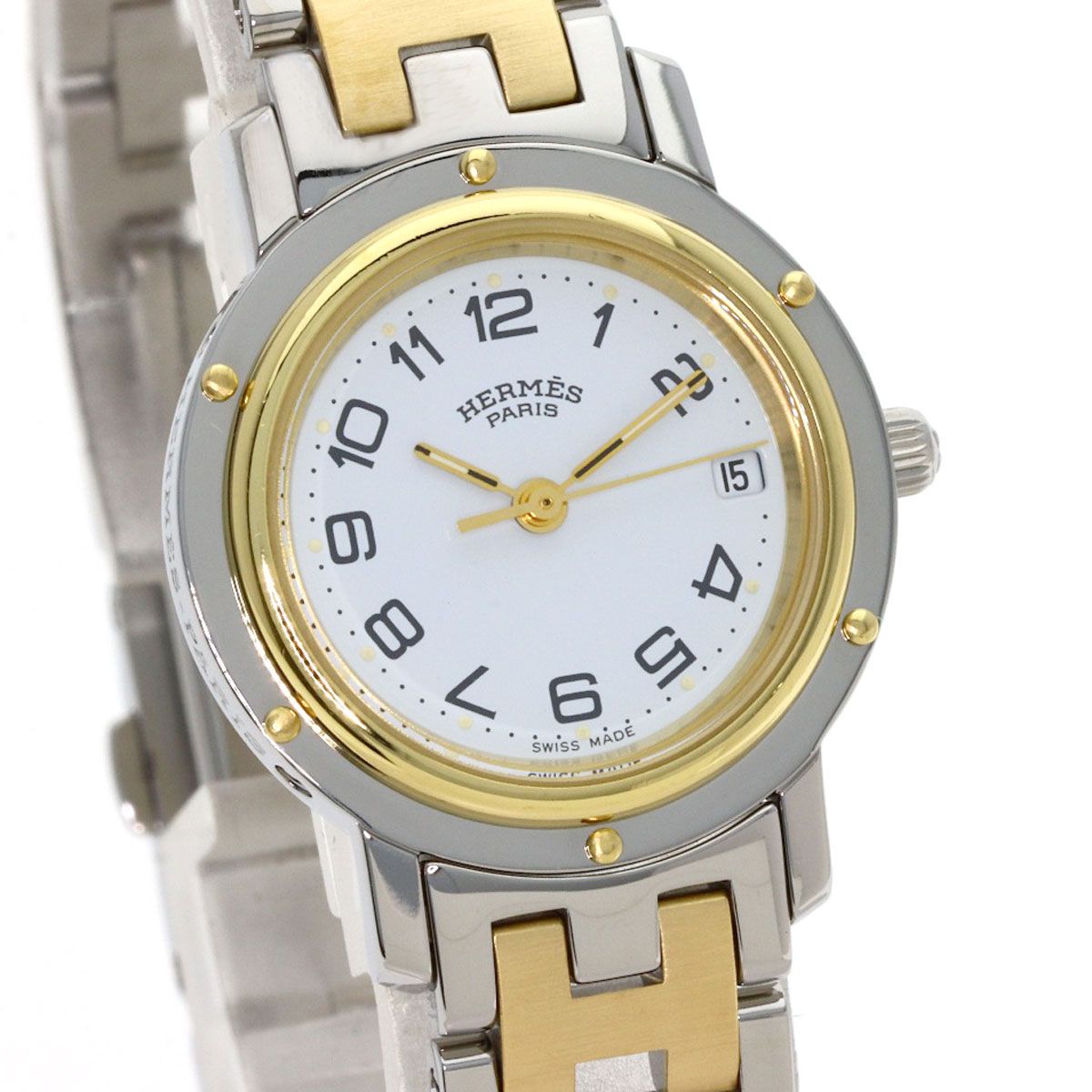 Hermes Clipper Watch SS — view 4