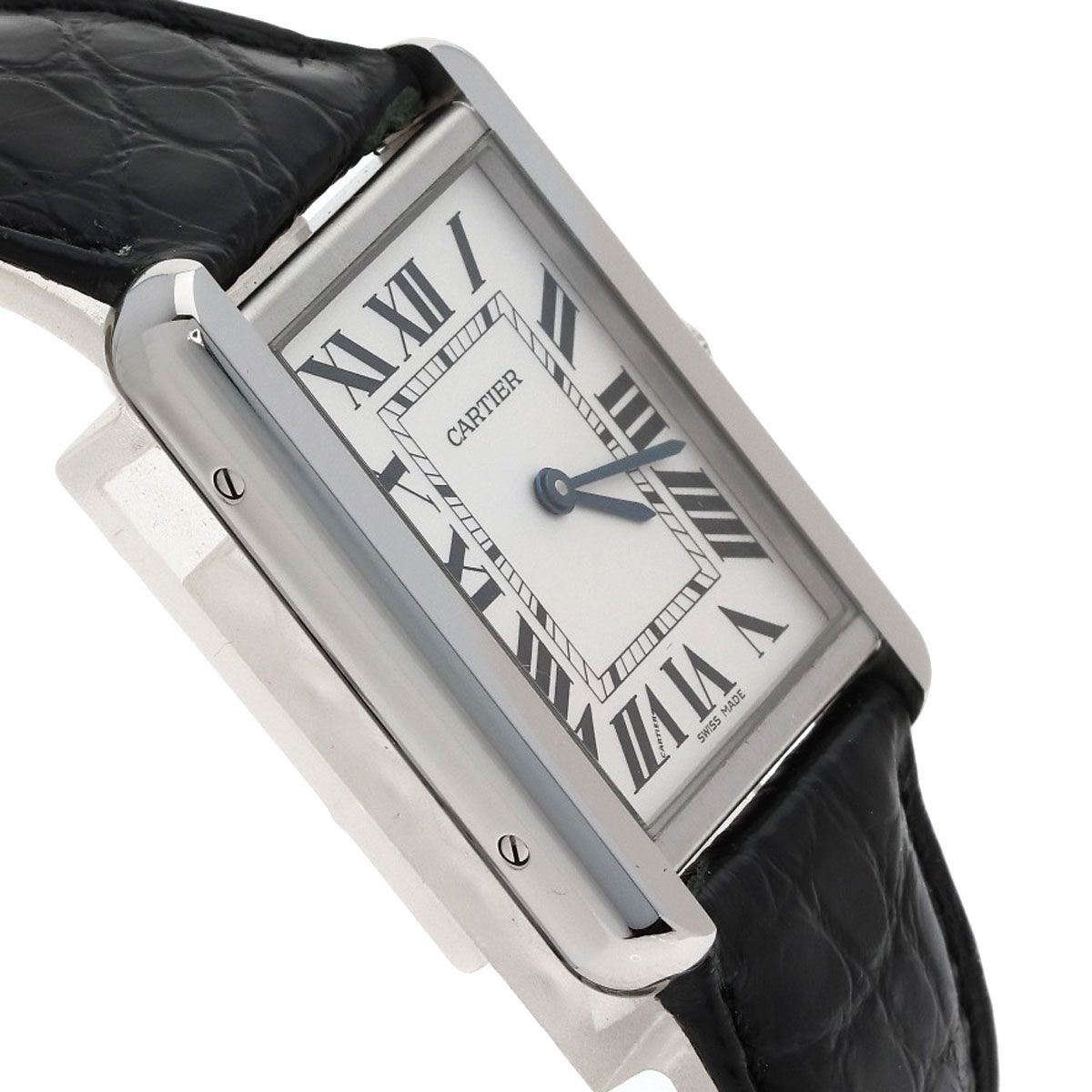 Cartier Tank Solo LM Watch SS Leather — view 6