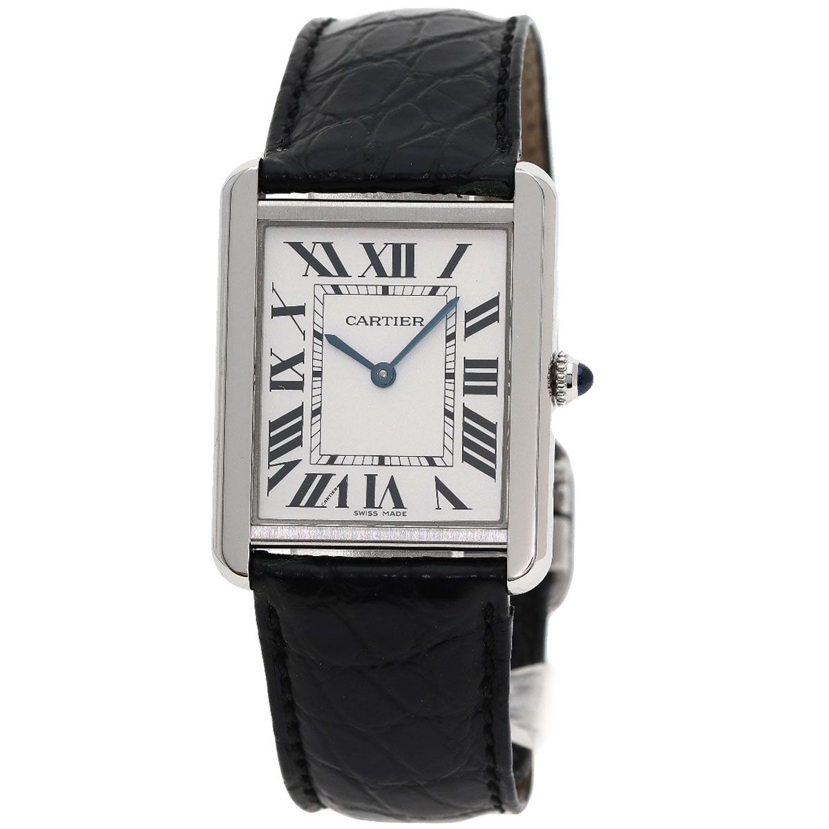 Cartier Tank Solo LM Watch SS Leather