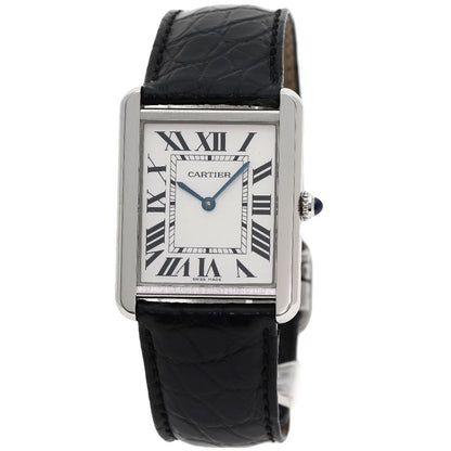 Cartier Tank Solo LM Watch SS Leather
