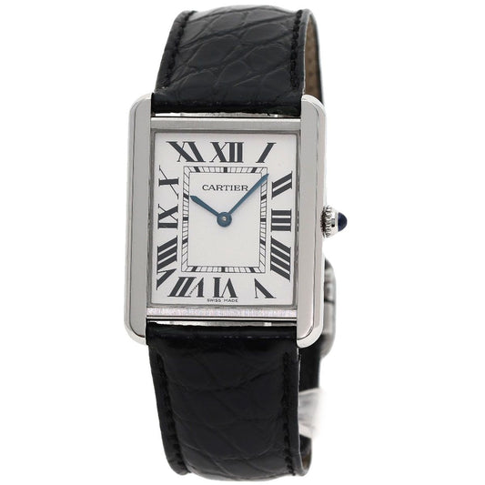Cartier Tank Solo LM Watch SS Leather