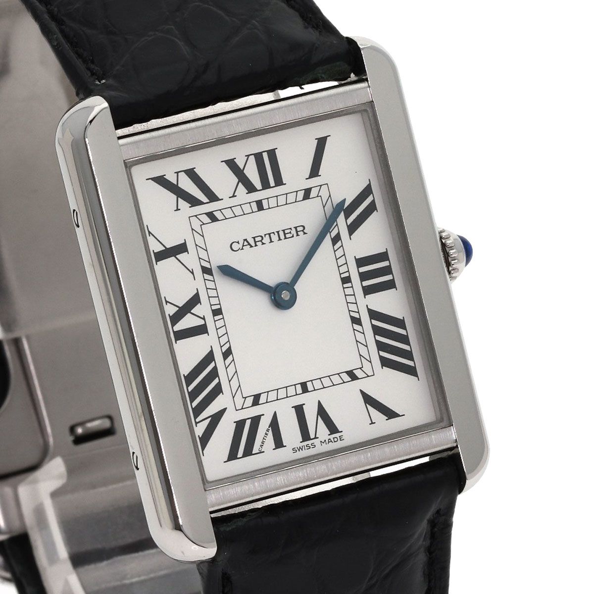 Cartier Tank Solo LM Watch SS Leather — view 4