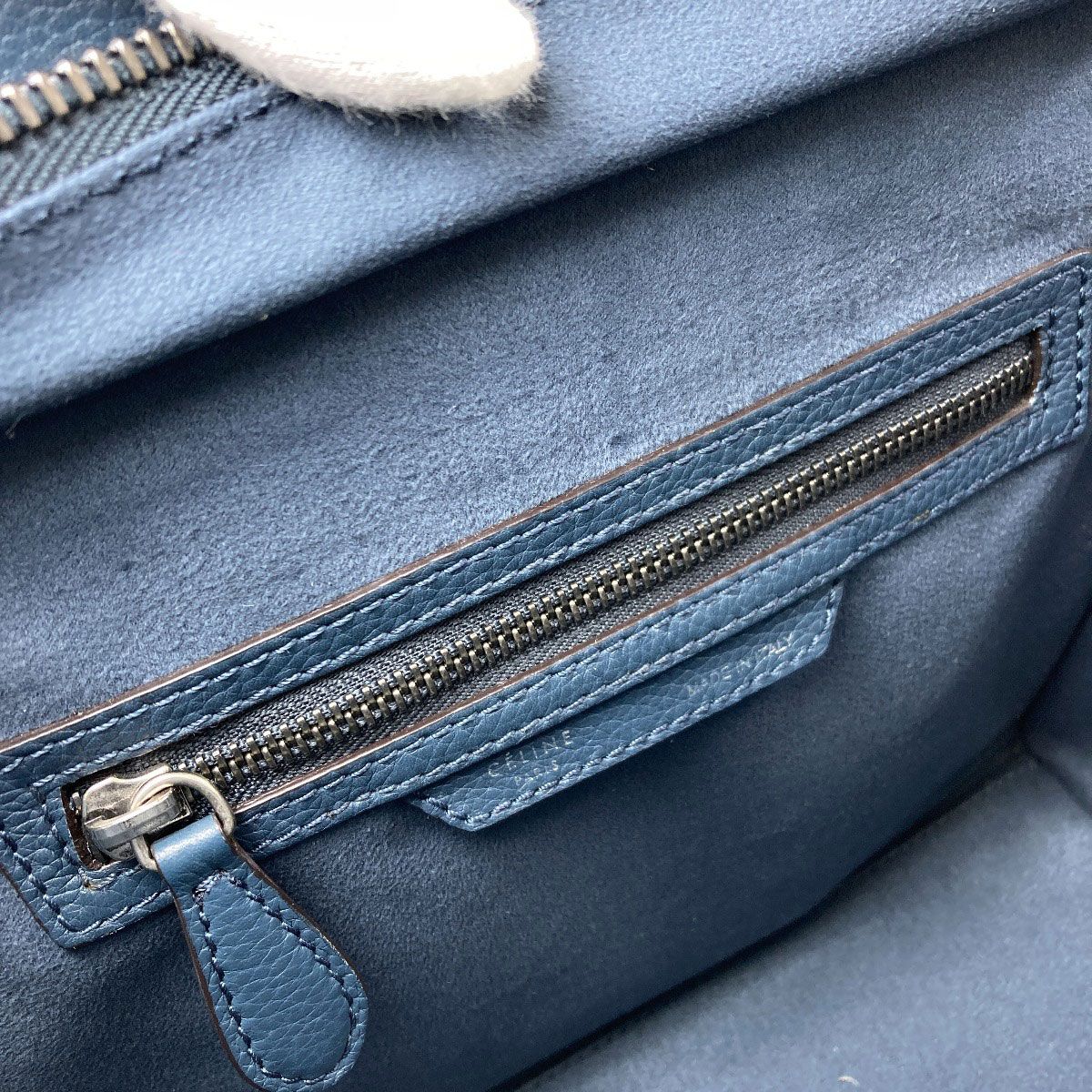Celine Luggage Micro Tote Calf — view 9