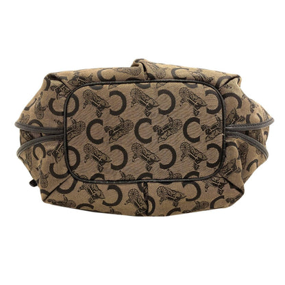 Celine C Saluki Handbag Canvas — view 4