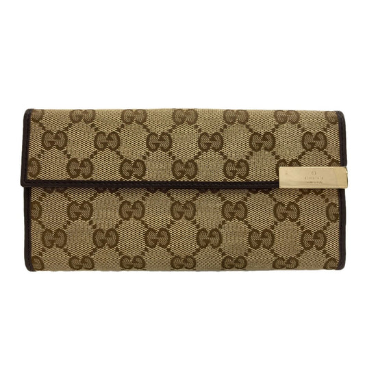 Gucci Trifold Wallet GG Canvas