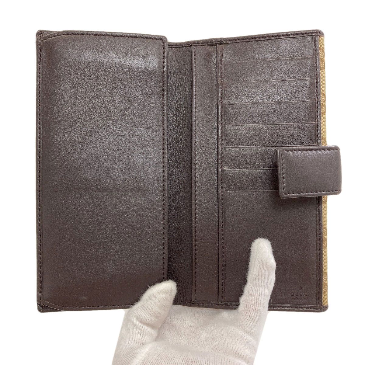 Gucci Trifold Wallet GG Canvas — view 4