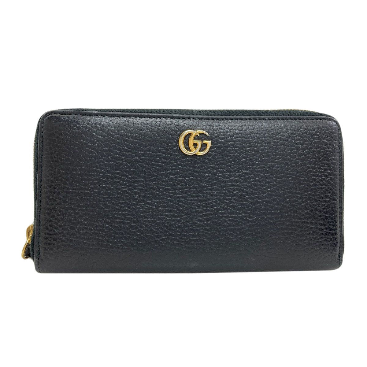 Gucci Zip Around GG Marmont Double Wallet Calf