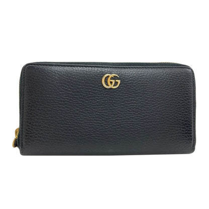 Gucci Zip Around GG Marmont Double Wallet Calf