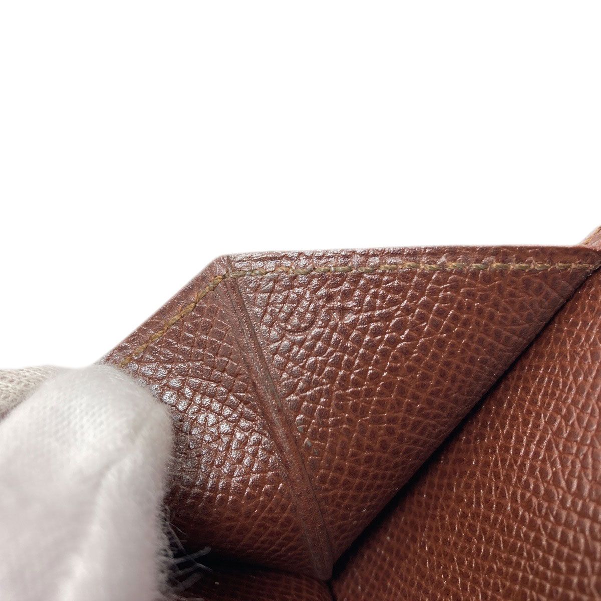 Hermes Bearn Classic Gold Wallet Epsom — view 7