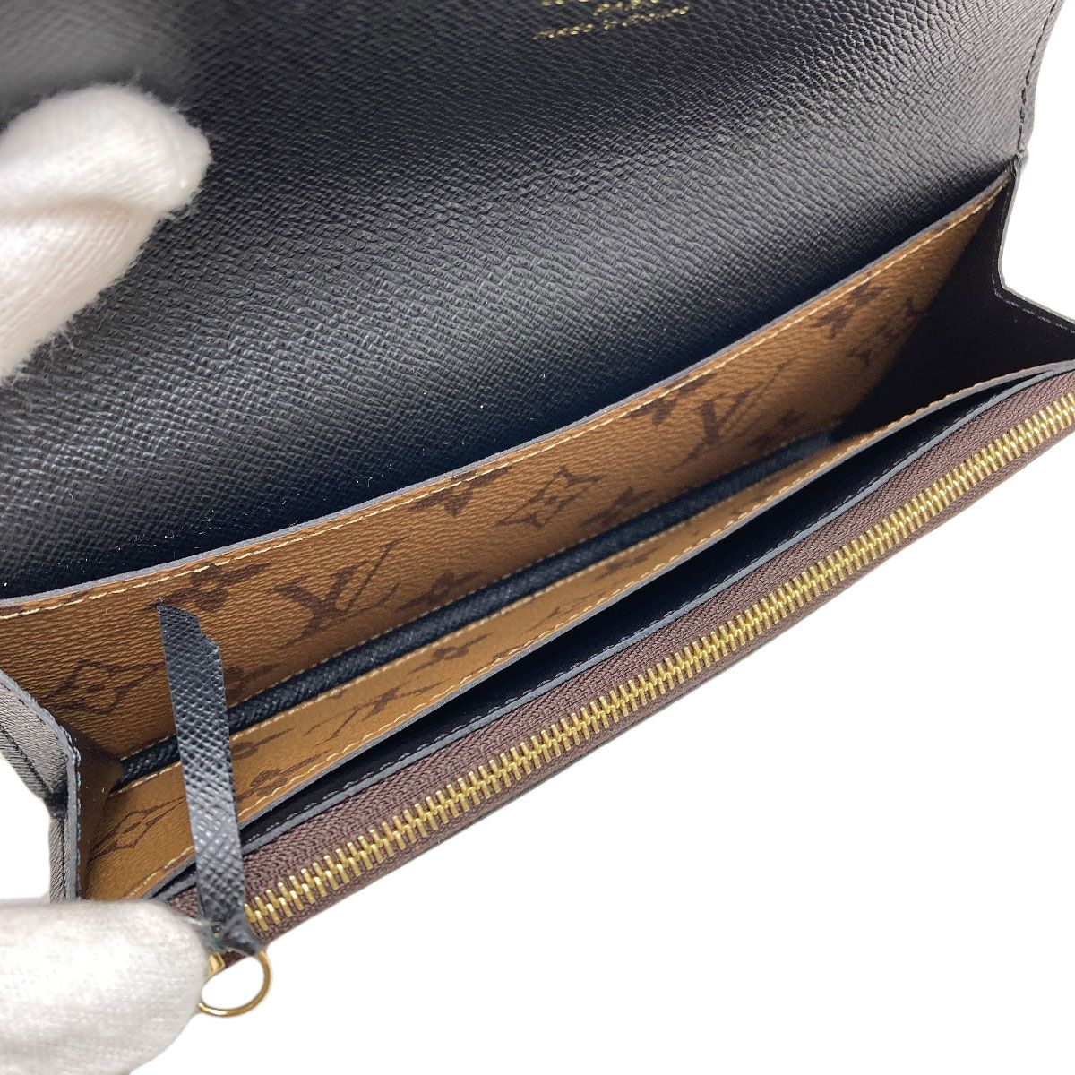 Louis Vuitton Portefeuille Emily Wallet Monogram Reverse — view 5