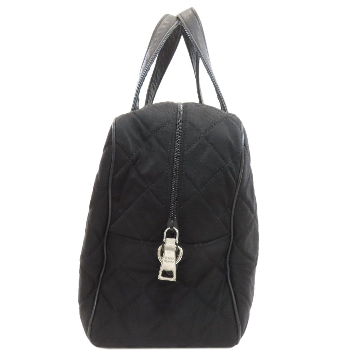 Prada Quilted 2-Way Handbag Cotton Canvas — view 3