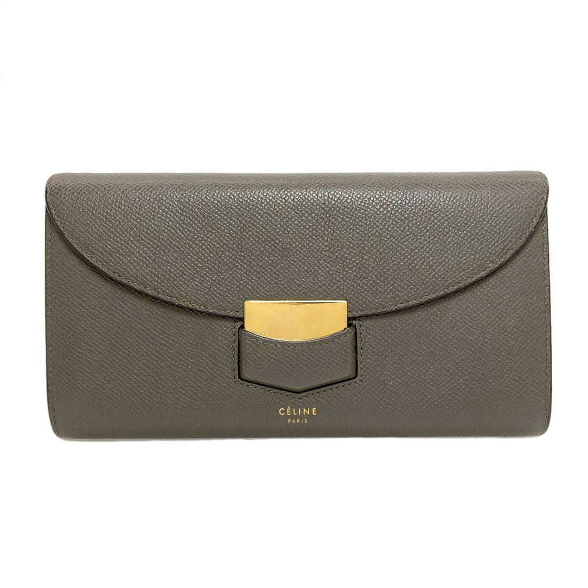 Celine Trotter Wallet Leather