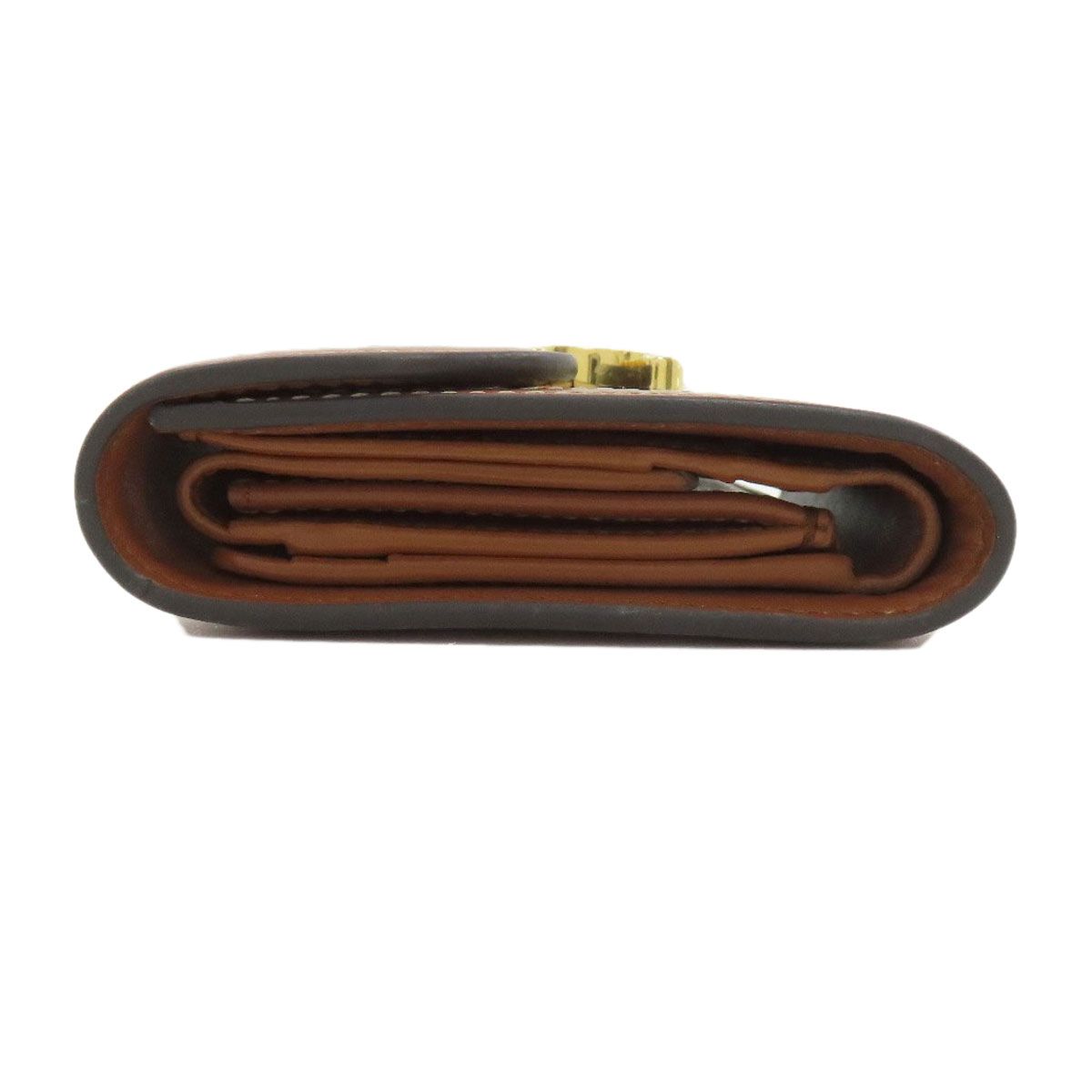 Celine Small Flap Wallet Trio Bifold Canvas Leather — view 3