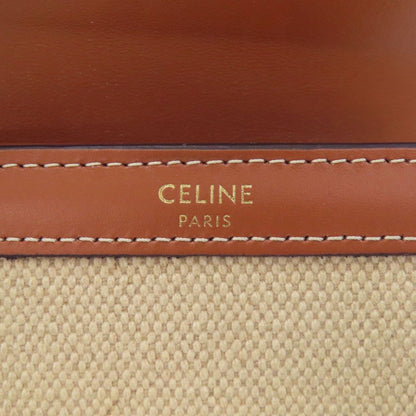 Celine Small Flap Wallet Trio Bifold Canvas Leather — view 8