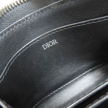 Dior White Oblique Jacquard Card Case Canvas — view 8