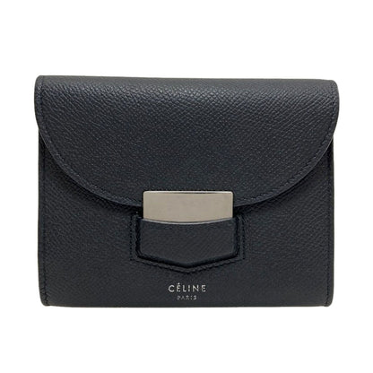 Celine Trotter Bifold Wallet Leather